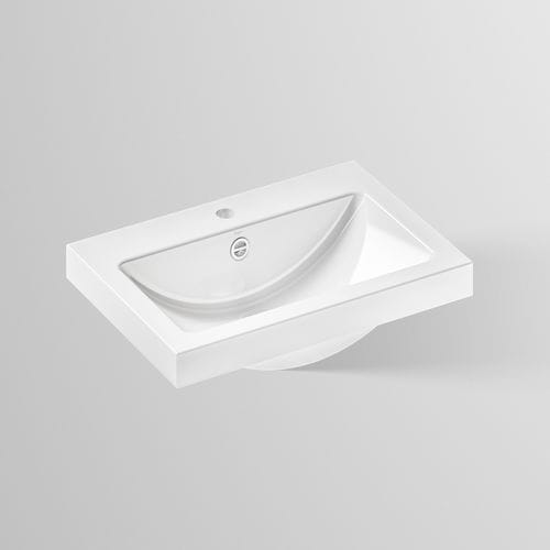 Lavabo da appoggio - AB.R SERIES - Alape - in acciaio vetrificato / antibatterico / rettangolare