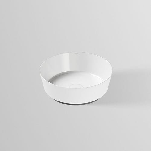 Lavabo da appoggio - SB.CO SERIES  - Alape - in acciaio vetrificato / antibatterico / rotondo