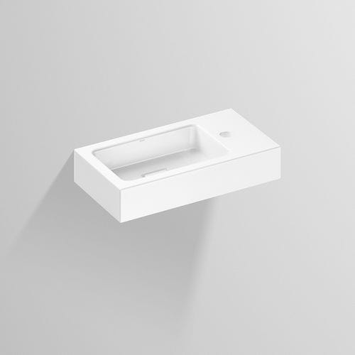 Lavabo sospeso - WT.XS SERIES - Alape - in acciaio vetrificato / su misura / singolo