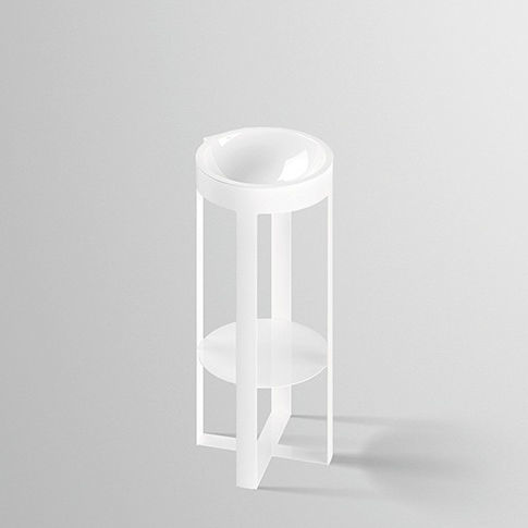 Lavabo a pavimento - CU SERIES - Alape - rotondo / senza foro / senza troppopieno