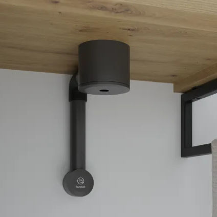 Sifone per lavabo in plastica - CLEAN FLOW - Burgbad - nero / satinato