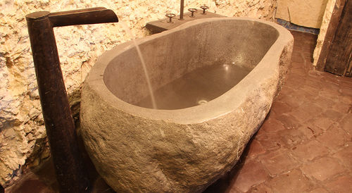 Vasca da bagno ovale - Castello Luxury Baths - da appoggio / in pietra naturale