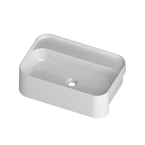 Lavabo da semincasso - SL06040101 - Disegno Ceramica - in ceramica / rettangolare / contemporaneo
