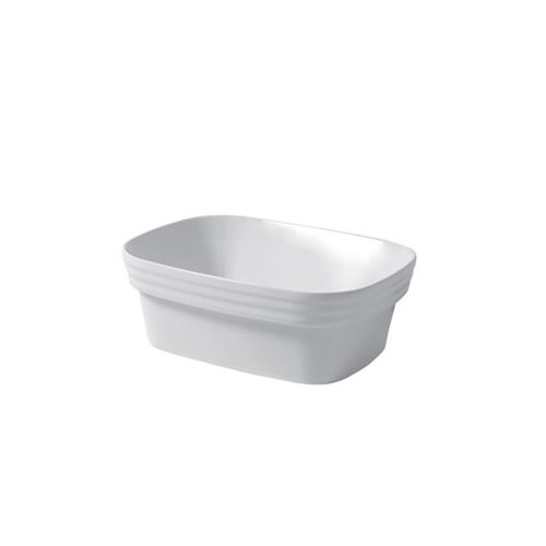 Lavabo da semincasso - LOOM : LO050I3801  - Disegno Ceramica - in ceramica / rettangolare / contemporaneo