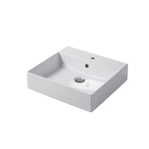 Lavabo sospeso - SLIM : SS05046101 - Disegno Ceramica - in ceramica / rettangolare / contemporaneo
