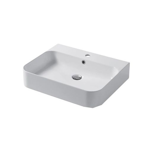 Lavabo sospeso - SLIM : SL06048101 - Disegno Ceramica - in ceramica / rettangolare / contemporaneo