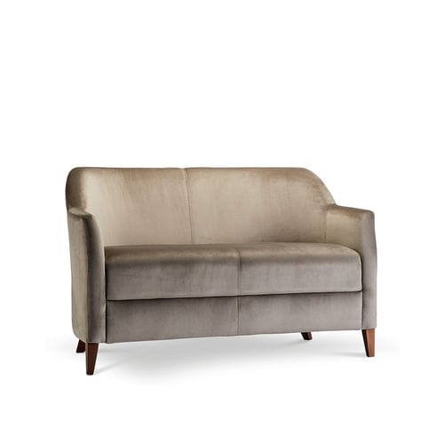 Divano contemporaneo - VERONA LOUNGE 2 - DRIGANI SRL - in velluto / in ecopelle / imbottito