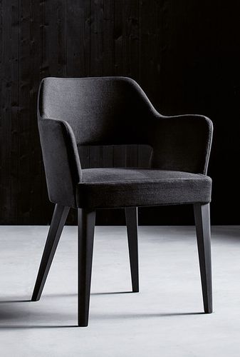 Sedia contemporanea - PARIGI P - DRIGANI SRL - da interno / in tessuto / con supporto in legno