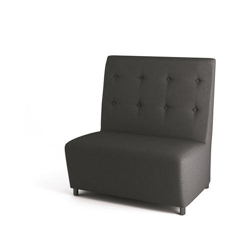 Divanetto imbottito modulare - PL CIELO - DRIGANI SRL - contemporaneo / in ecopelle / in velluto