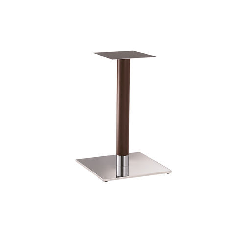 Base per tavolo in acciaio inossidabile lucido - FT 070 - DRIGANI SRL - in legno / contemporaneo