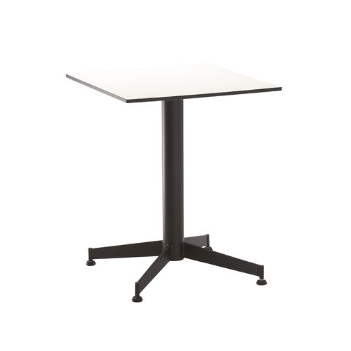 Tavolo contemporaneo - FT 022 - DRIGANI SRL - in acciaio inossidabile / con supporto in acciaio inossidabile / quadrato