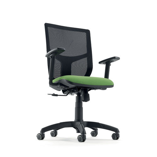 Sedia da ufficio contemporanea - UF 348 - DRIGANI SRL - da interno / in rete / con supporto in plastica