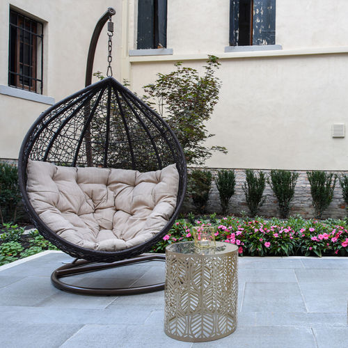 Poltrona sospesa - ROCKING CHAIR - DRIGANI SRL - contemporanea / in tessuto / in vimini