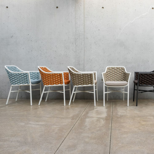 Sedia contemporanea - LOVE - DRIGANI SRL - da interno / in Textilene® / in corda