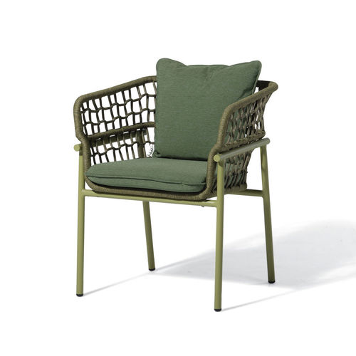 Sedia contemporanea - JUNGLE - DRIGANI SRL - da interno / in Textilene® / in corda