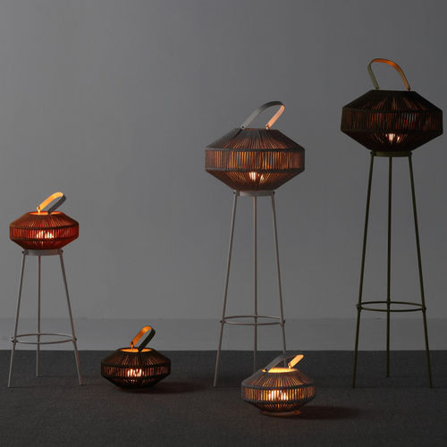 Lampada da terra - IKO LANTERNA - DRIGANI SRL - in alluminio / in Textilene® / contemporanea