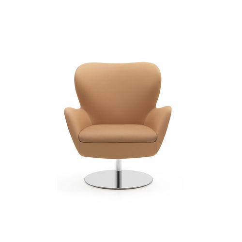 Poltrona contemporanea - PL 4999 - DRIGANI SRL - in tessuto / in acciaio / imbottita