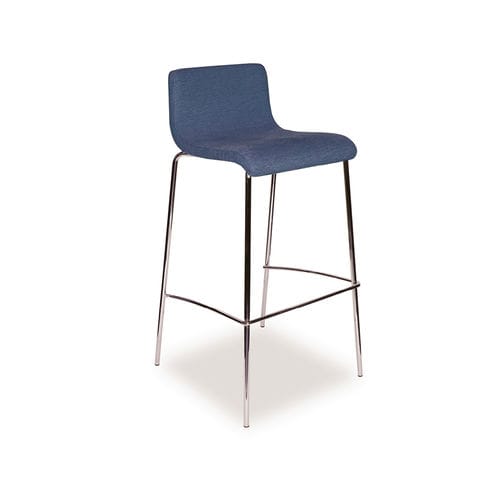 Sedia alta contemporanea - SG 352 - DRIGANI SRL - da interno / in tessuto / in ecopelle