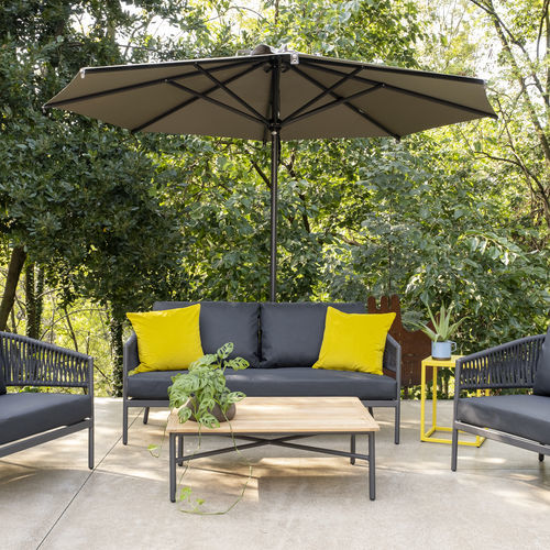 Divano contemporaneo - GAIA-BELIZE - DRIGANI SRL - da esterno / in Textilene® / in corda