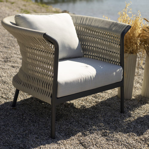 Poltrona contemporanea - FLY  - DRIGANI SRL - in tessuto / in espanso / in alluminio