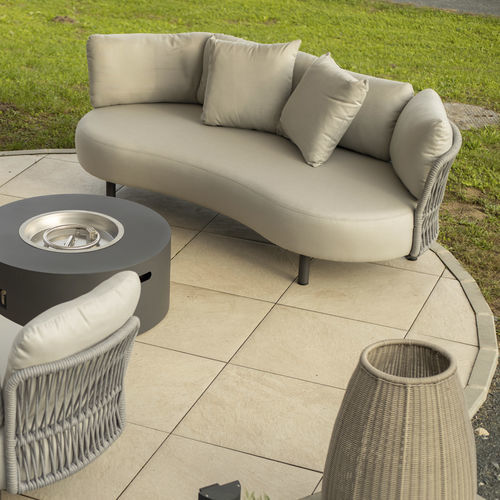 Divano contemporaneo - MOON - DRIGANI SRL - in tessuto / in poliestere / in polietilene