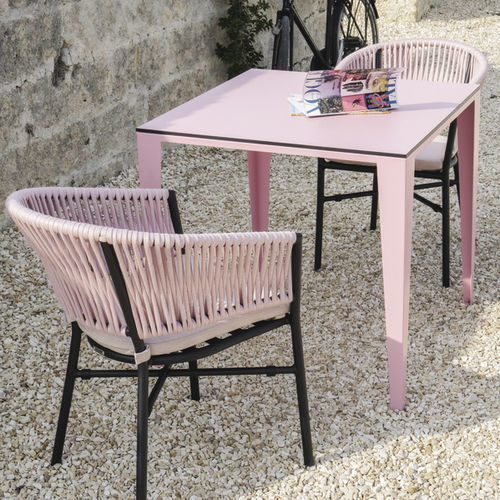 Tavolo contemporaneo - PALOMA  - DRIGANI SRL - in HPL / con supporto in HPL / quadrato