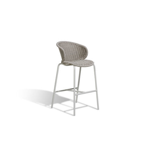Sgabello contemporaneo - Bilbao - DRIGANI SRL - in Textilene® / in corda / in alluminio