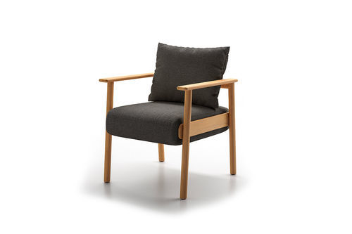 Poltrona contemporanea - Elio - DRIGANI SRL - in espanso / in Textilene® / in teak
