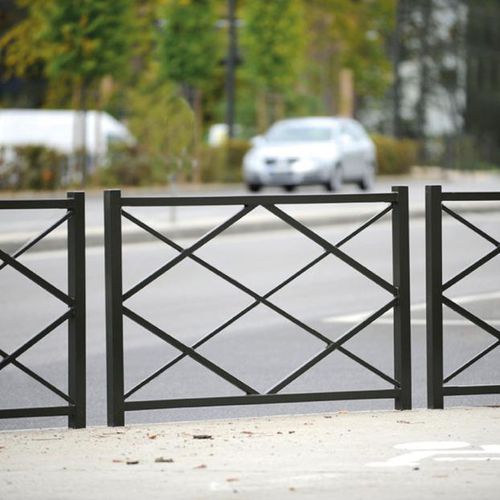 Barriera di protezione - DIAMOND - PROCITY - fissa / in acciaio zincato / per spazio pubblico