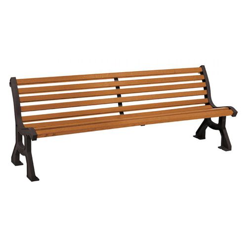 Panca da giardino contemporanea - LUBLIN - PROCITY - in acciaio galvanizzato / in acciaio / in acciaio inossidabile