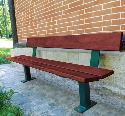 Panca per spazi pubblici contemporanea - PAGODA - PROCITY - in acciaio galvanizzato / in acciaio / in zinco