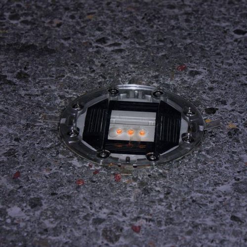 Borchia per segnaletica orizzontale in policarbonato - 12005  - PROCITY - in alluminio / LED / IP68