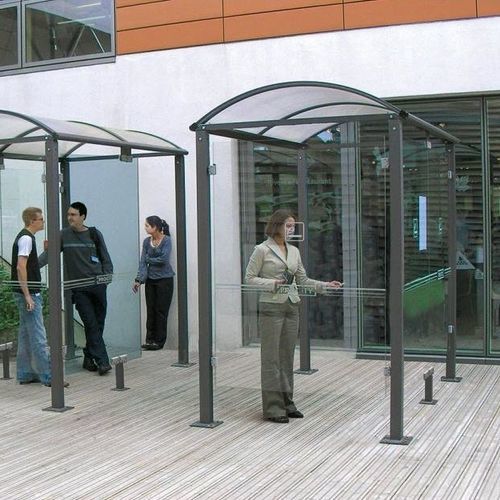 Cabina fumatori da esterno - VOUTE CLASSIC - PROCITY - semi-aperta / in alluminio