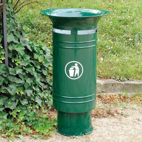 Portarifiuti in acciaio verniciato - CERGY - PROCITY - in lamiera / in zinco / da esterno