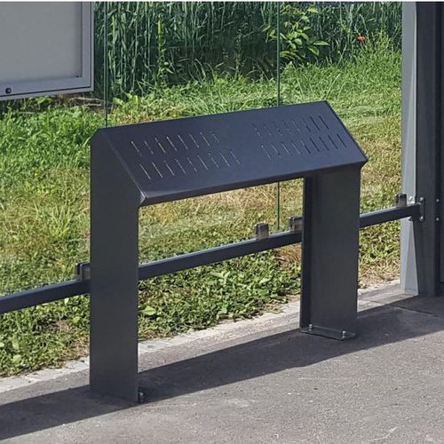 Panca per spazi pubblici seduto-in piedi - KUBE. - PROCITY - contemporanea / in acciaio galvanizzato / in acciaio