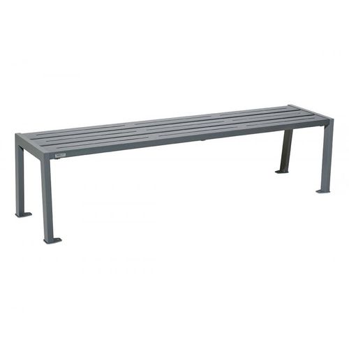 Panca per spazi pubblici contemporanea - SILAOS® - PROCITY - in acciaio galvanizzato / in lamiera d'acciaio / in acciaio verniciato