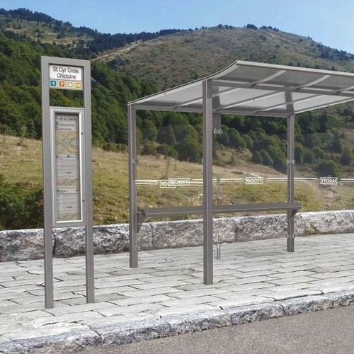 Totem di segnalazione - SQUARE  - PROCITY - in acciaio galvanizzato / in alluminio anodizzato / per spazio pubblico