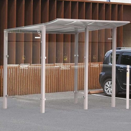 Cabina fumatori da esterno - MODULO - PROCITY - semi-aperta / in alluminio