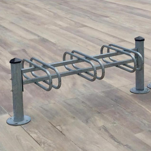 Rastrelliera per biciclette a pavimento - MERCURE - PROCITY - orizzontale / doppia / per spazi pubblici