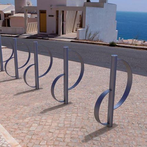 Poggia-biciclette a pavimento - PROVINCE CLASSIC - PROCITY - verticale / per spazio pubblico / in acciaio galvanizzato