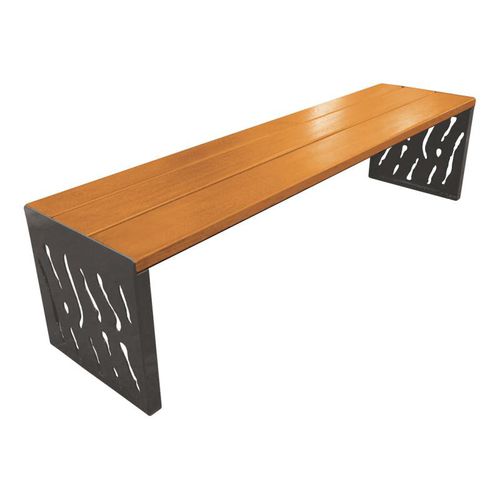Panca per spazi pubblici design - VENICE - PROCITY - in acciaio galvanizzato / in acciaio / in zinco