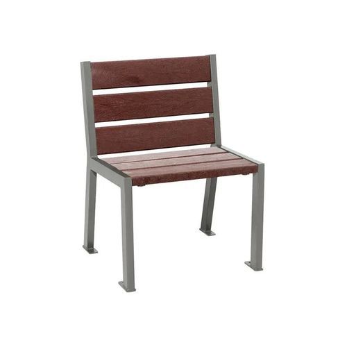 Sedia da giardino moderna - Silaos® - PROCITY - da esterno / in acciaio / in plastica riciclata