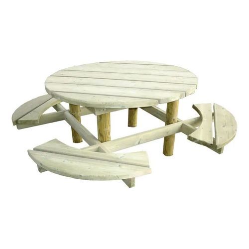 Tavolo da picnic contemporaneo - Dublin - PROCITY - in pino / in legno / con supporto in legno
