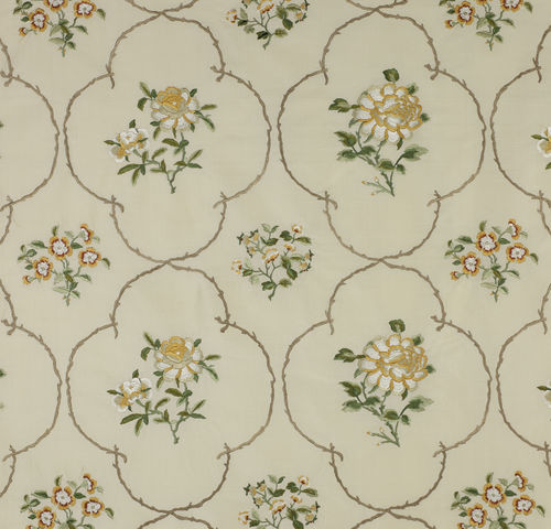 Tessuto da tappezzeria - SUMMER PALACE : CHINA ROSE - Colefax & Fowler - a fiori / in viscosa