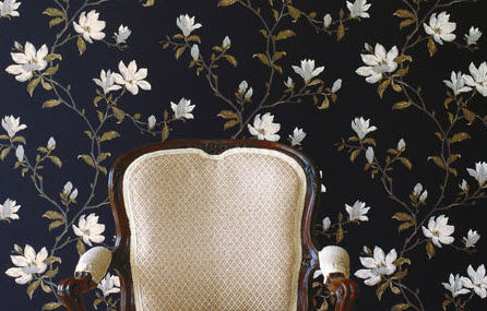 Carta da parati classica - MARCHWOOD - Colefax & Fowler - con motivi floreali