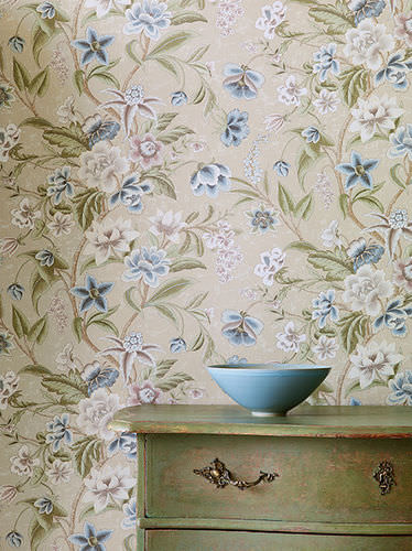 Carta da parati classica - CELESTINE - Colefax & Fowler - con motivi floreali