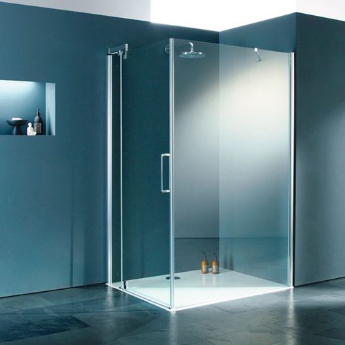 Parete doccia battente - REFRESH PURE - Hüppe - d'angolo