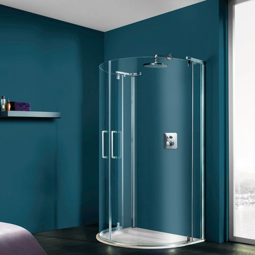 Parete doccia battente - REFRESH PURE - Hüppe - curva