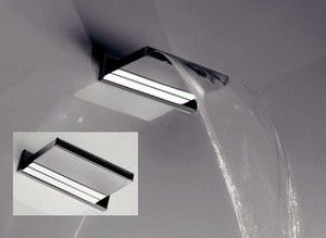 Soffione doccia da incasso a soffitto - LOFT & BATH  - KRAMER - rettangolare