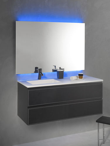 Mobile lavabo sospeso - LOFT & BATH 120CM - KRAMER - in legno / contemporaneo